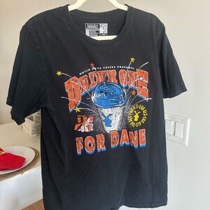 Dutch Bros Black T-Shirt Drink One For Dane